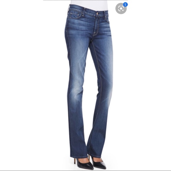 7 For All Mankind Denim - 7 FAM Skinny Boot Cut in True Blue